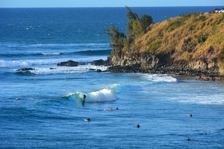 A kahuna in the Honolua Bay cave