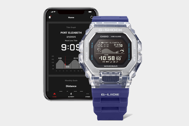 Casio GBX-100S has the features you need on a surf watch
