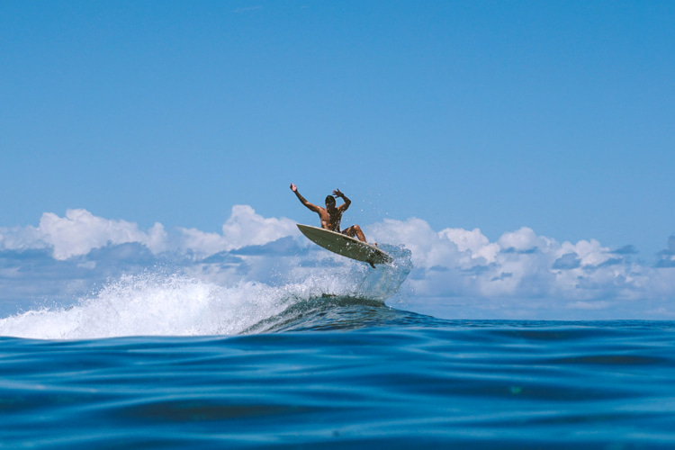 What makes a surf session unexpectedly special?